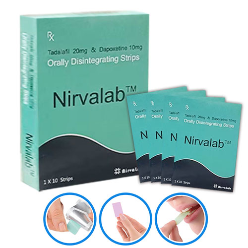 印度雙效綠膜 Nirvalab 口溶膜 長效助勃增硬+持久延時 印度口含片