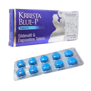 印度進口 巔峰藍P雙效片 KRRISTA BLUE-P 超級威而剛雙效 增硬助勃+延時持久